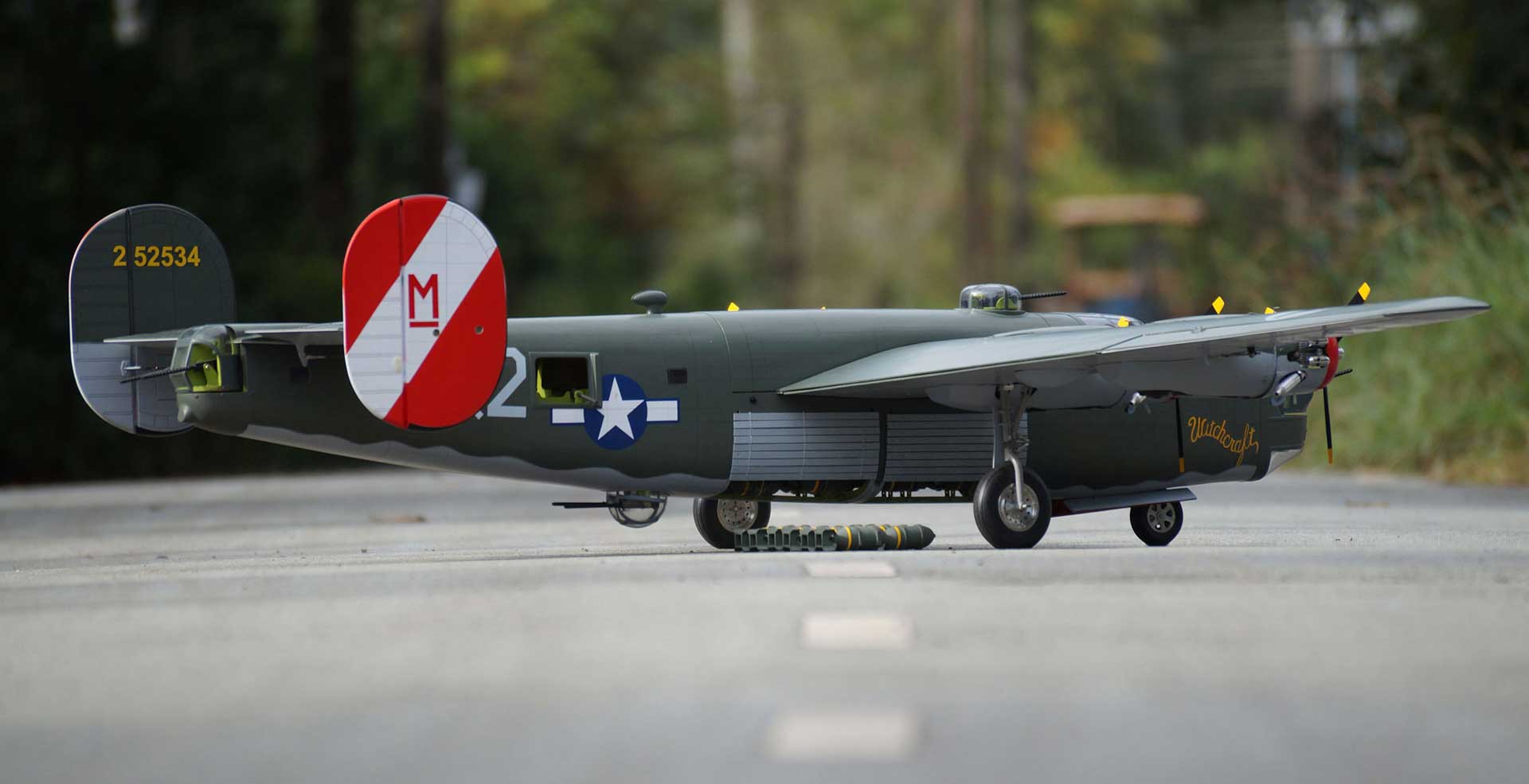 VQ Models B-24 LIBERATOR 2,8M ARF WARBIRD 4-MOTORIG