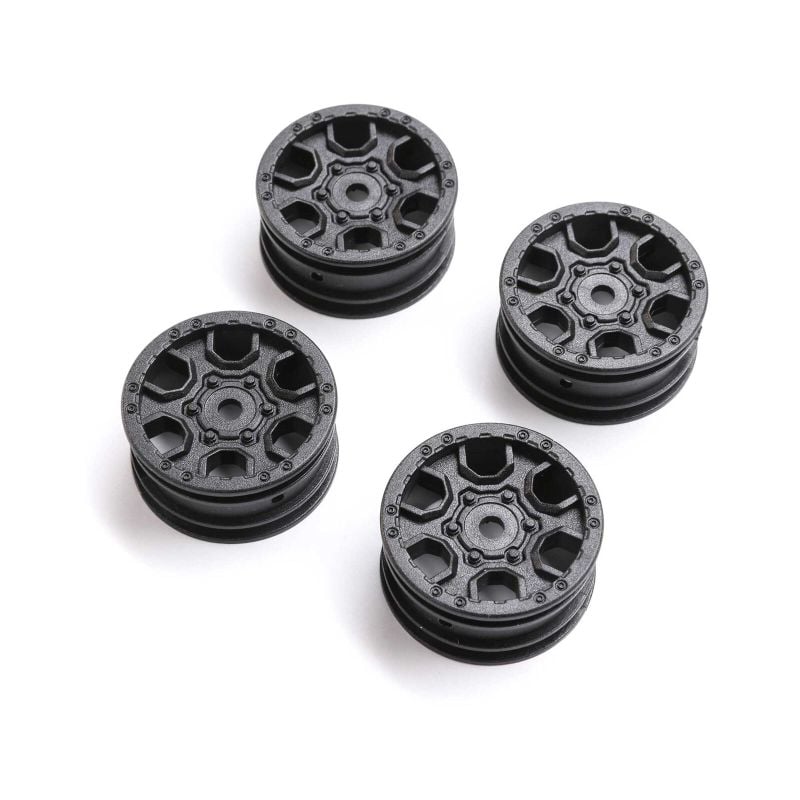 AXIAL 1.0 Ford Bronco Wheel Black (4): SCX24