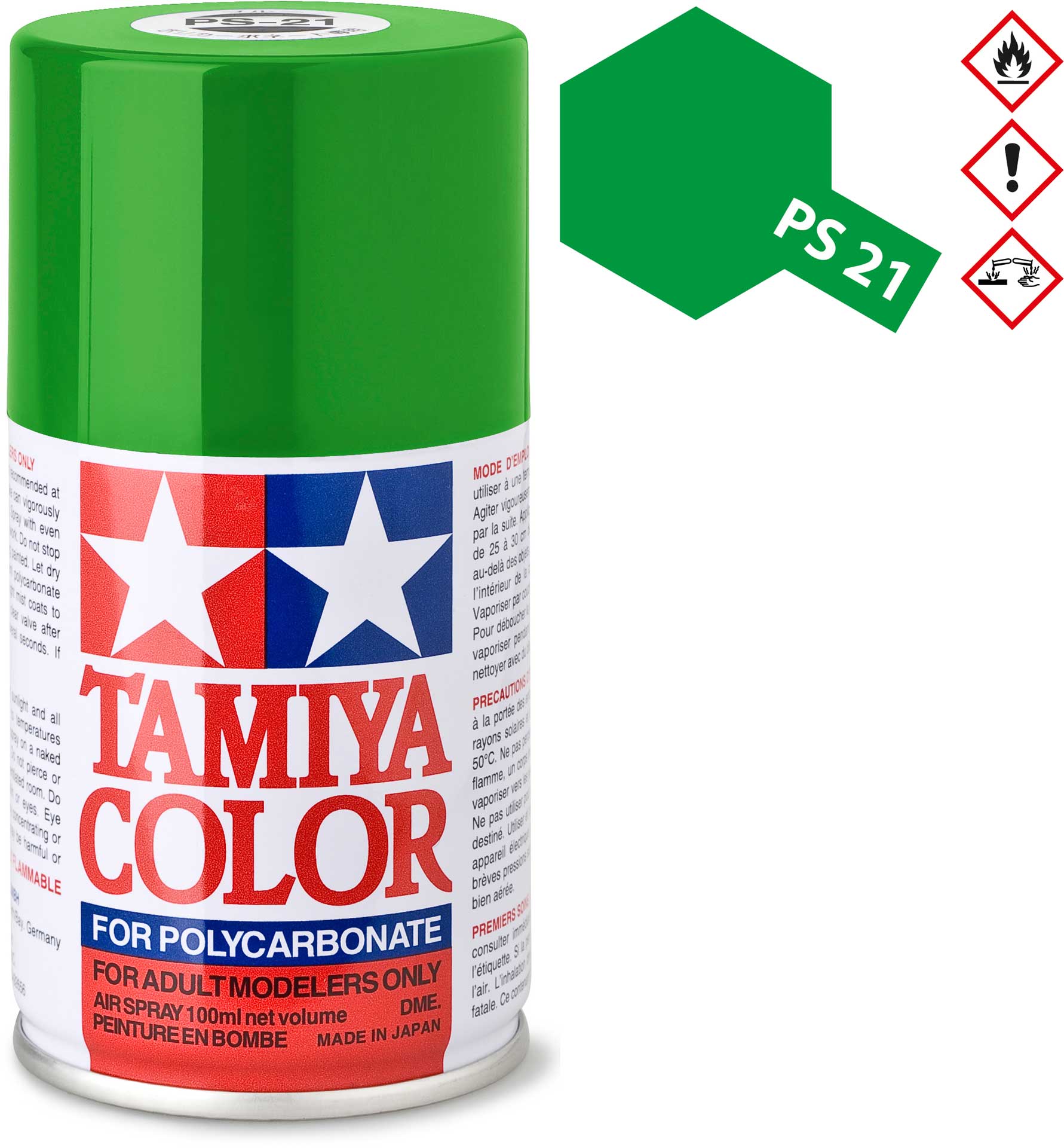 TAMIYA PS-21 Park Green Polycarbonate Spray 100ml