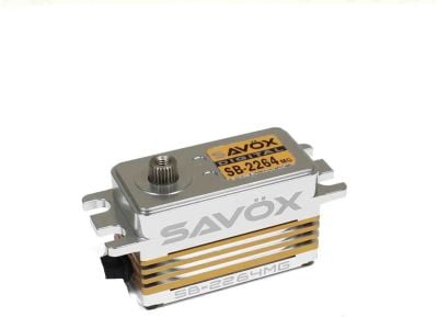 SAVÖX SB-2264MG (7,4V/15KG/0,085s) BRUSHLESS DIGITAL HV LOW PROFILE SERVO