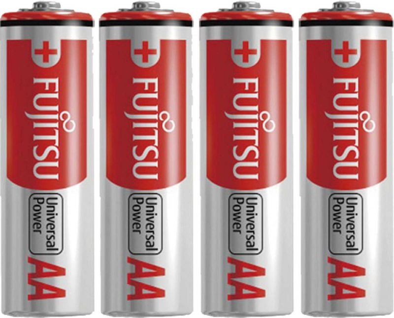 FUJITSU MIGNON BATTERY AA/LR6/AM3 8PCS. 1.5V ALKALINE UNIVERSAL POWER