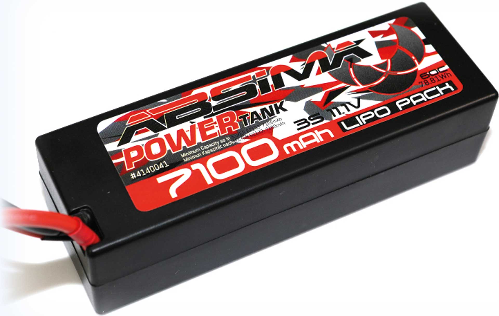 ABSIMA Power Tank LiPo Stick Pack 11,1V 60C 7100mah Hardcase (XT90 Plug)