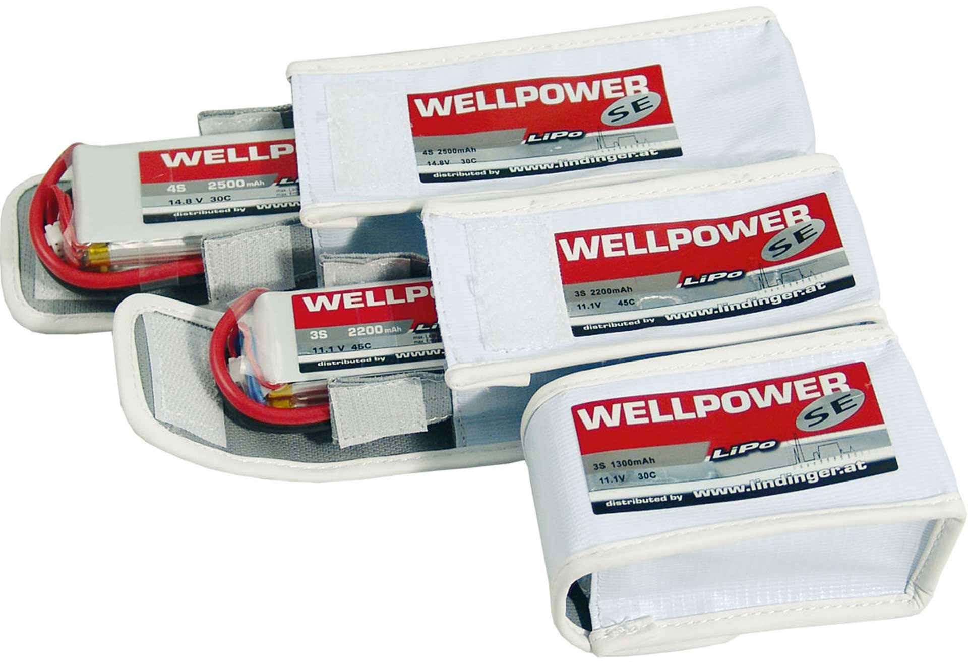 WELLPOWER Batterie lipo  ACCU SE V2 2200 MAH / 7,4 VOLT 2S 45/80C CH8