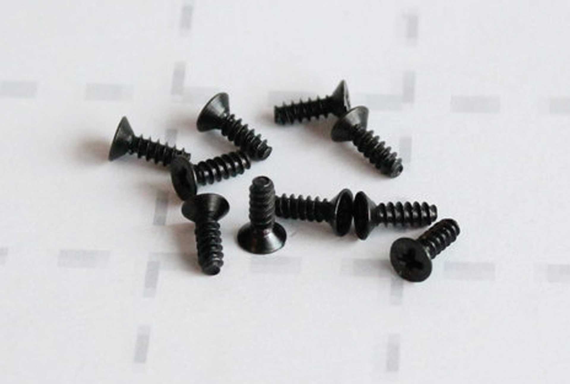 DRIVE & FLY MODELS Countersunk self-tapping screws 2.6 x 8 (10)