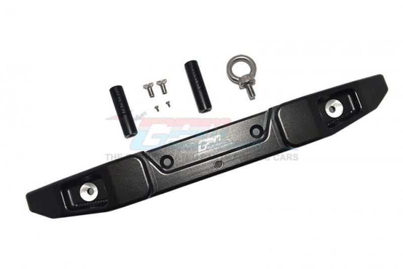 GPM Aluminium Bumper hinten schwarz mit 5mm LED GPM AXIAL SCX6 JEEP JLU WRANGLER