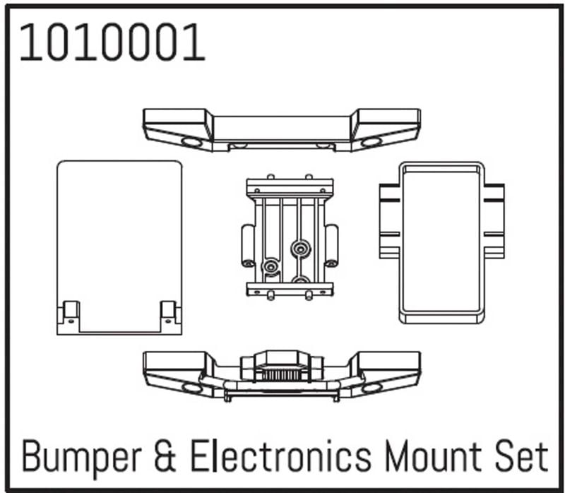 ABSIMA Bumper & Electronics Mount Set