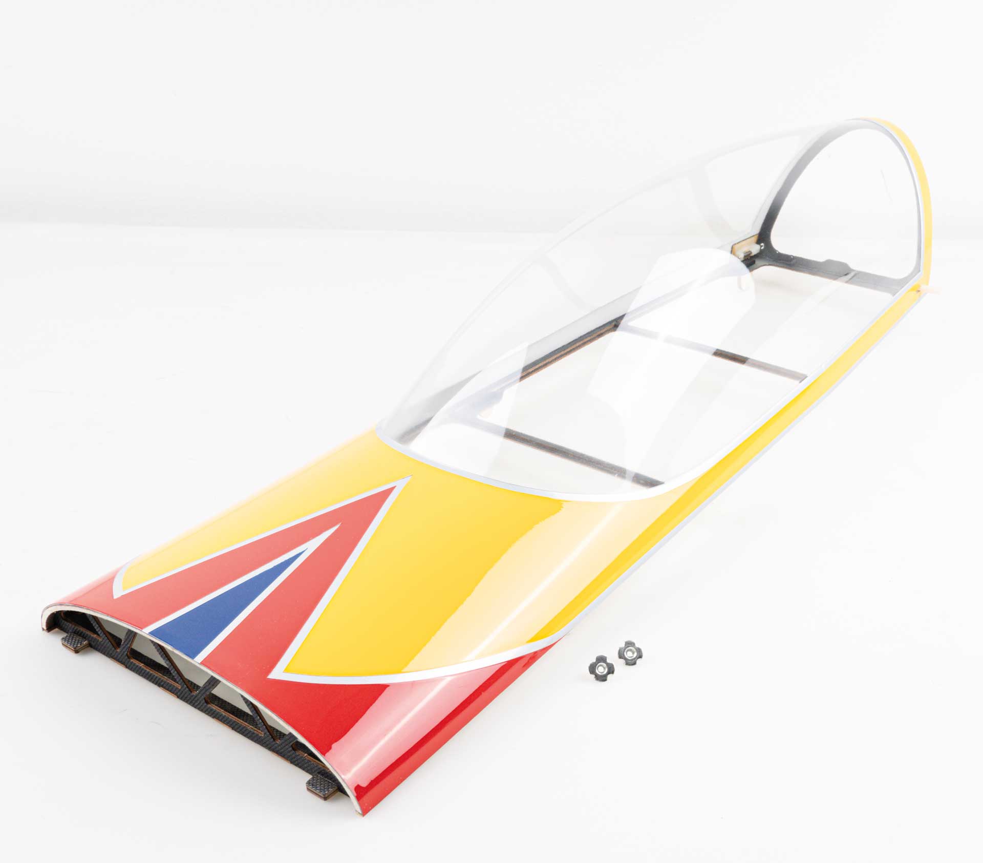 EXTREMEFLIGHT-RC CANOPY 70" EXTRA 300 EXP V2 - RED/BLUE/YELLOW