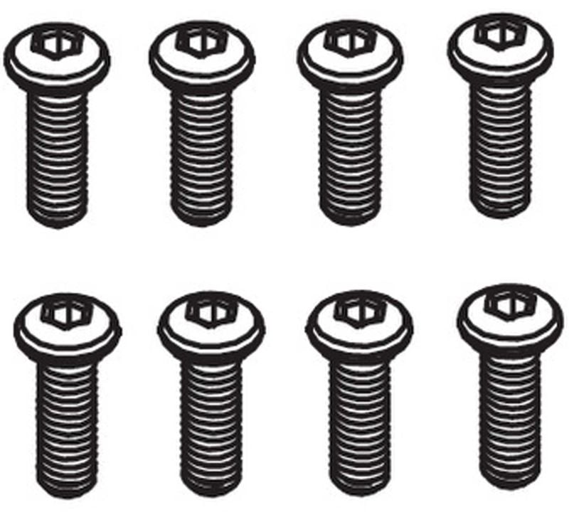 ABSIMA Kopfschraube M3*12 (8 St.)