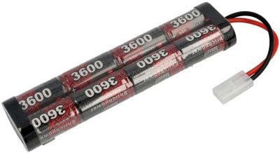 ROBITRONIC NIMH BATTERY 3600MAH 9,6V STICK PACK TAMIYA