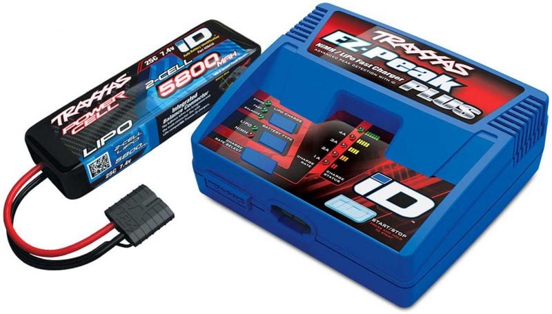 TRAXXAS EZ-Peak Plus-Lader 2970G +1x 2S Lipo mAh 2843X