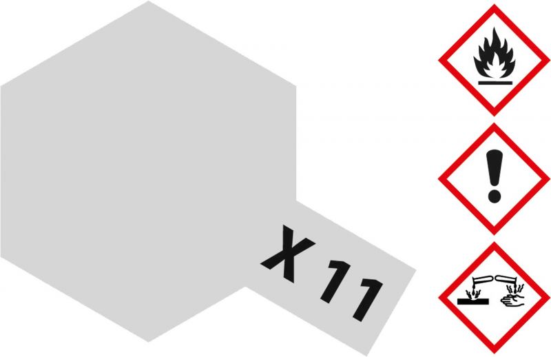 TAMIYA X-11 Chrom Silber glänzend 23ml