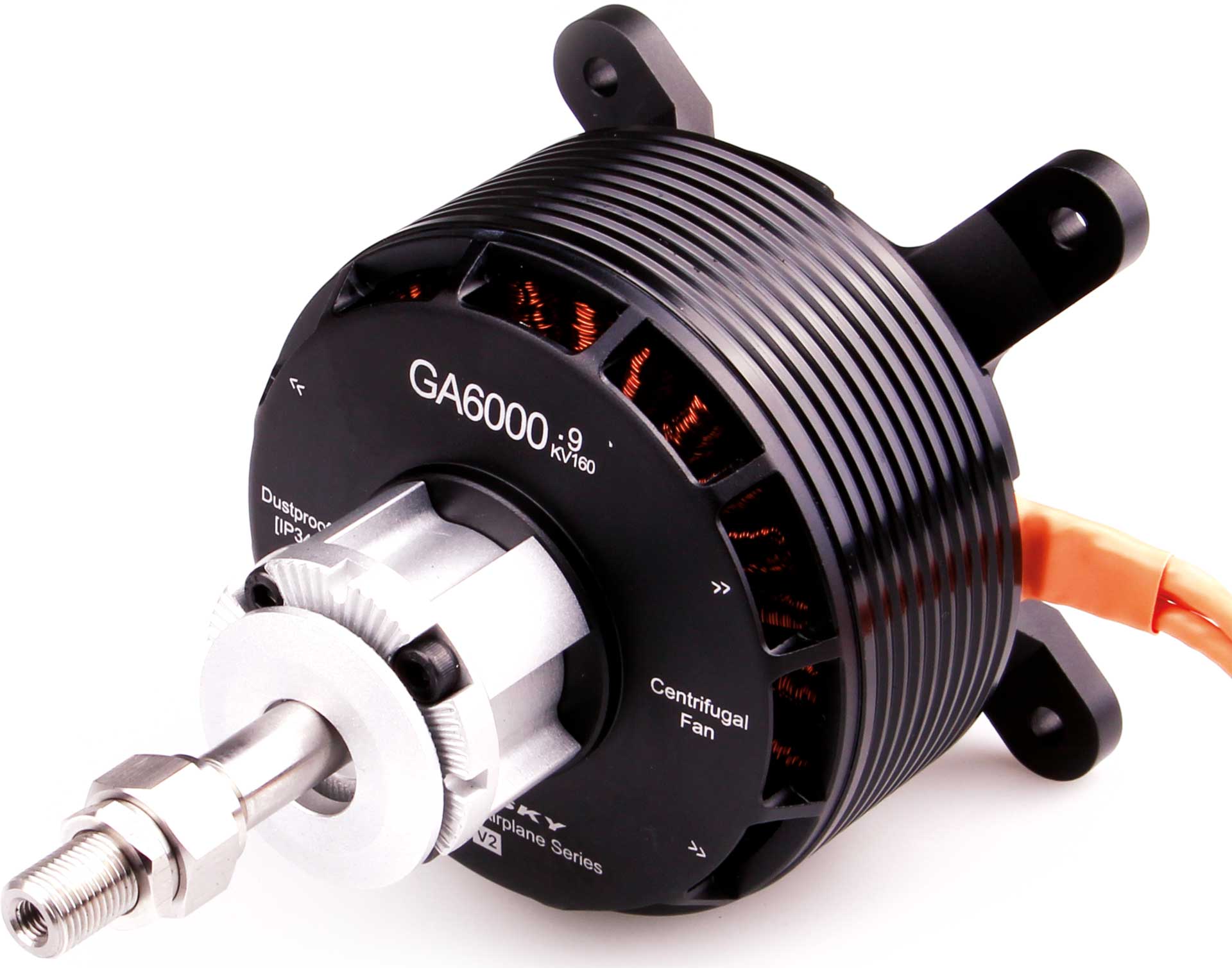 DUALSKY XMotor GA6000.8S einfache Motorwelle 180 KV 28-polig bis 6800W (55-60ccm) Brushless Motor