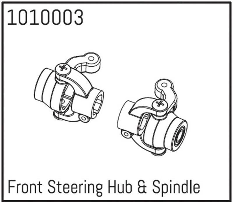 ABSIMA Front Steering Hub & Spindle