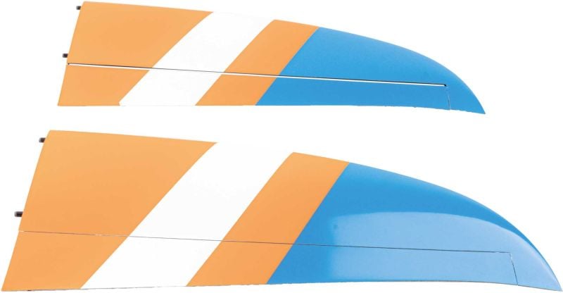 Robbe Modellsport Empennage en V Avalanche ARF Full-CFK Version planeur, orange, paire