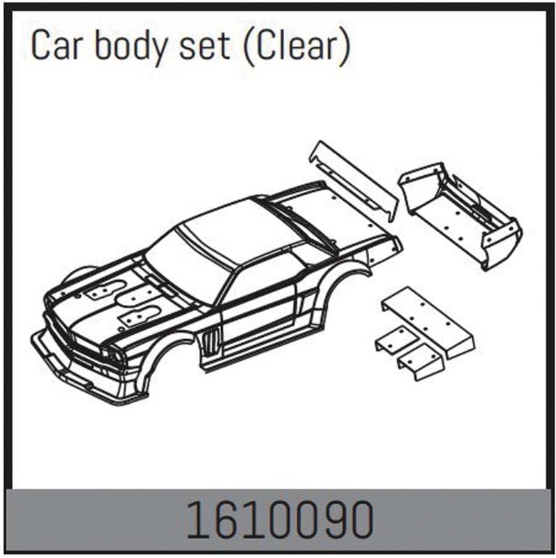 ABSIMA Clear body set (clear) - OPTION