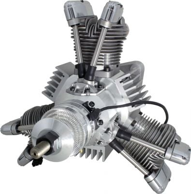 SAITO FG-90R3 gasoline radial engine 3-cylinder