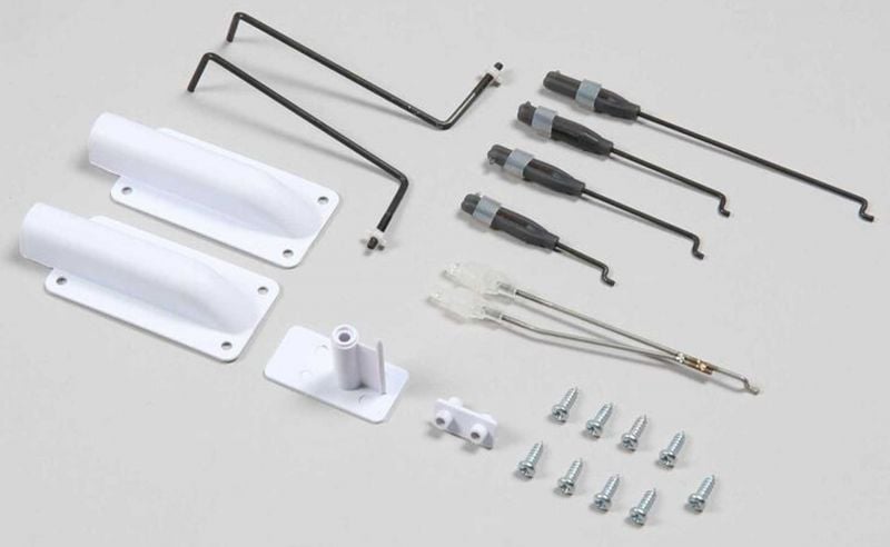 E-FLITE Pushrod w/Clevis Set,Servo Covers:Habu STS,SS 70mm