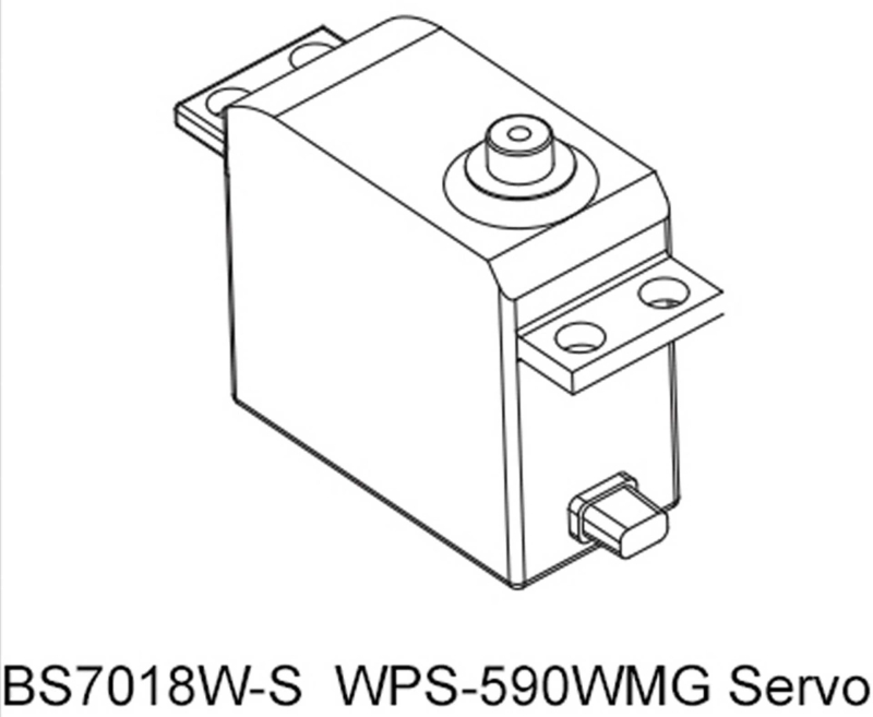 D-Power Servo WPS-590WMG - BEAST BX / TX