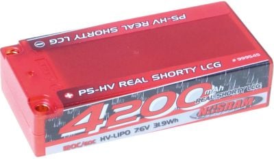 NOSRAM P5-HV REAL SHORTY LCG 4200MAH 7,6V LIPO 120C/60C GRAPHENE BATTERY PACK PACK