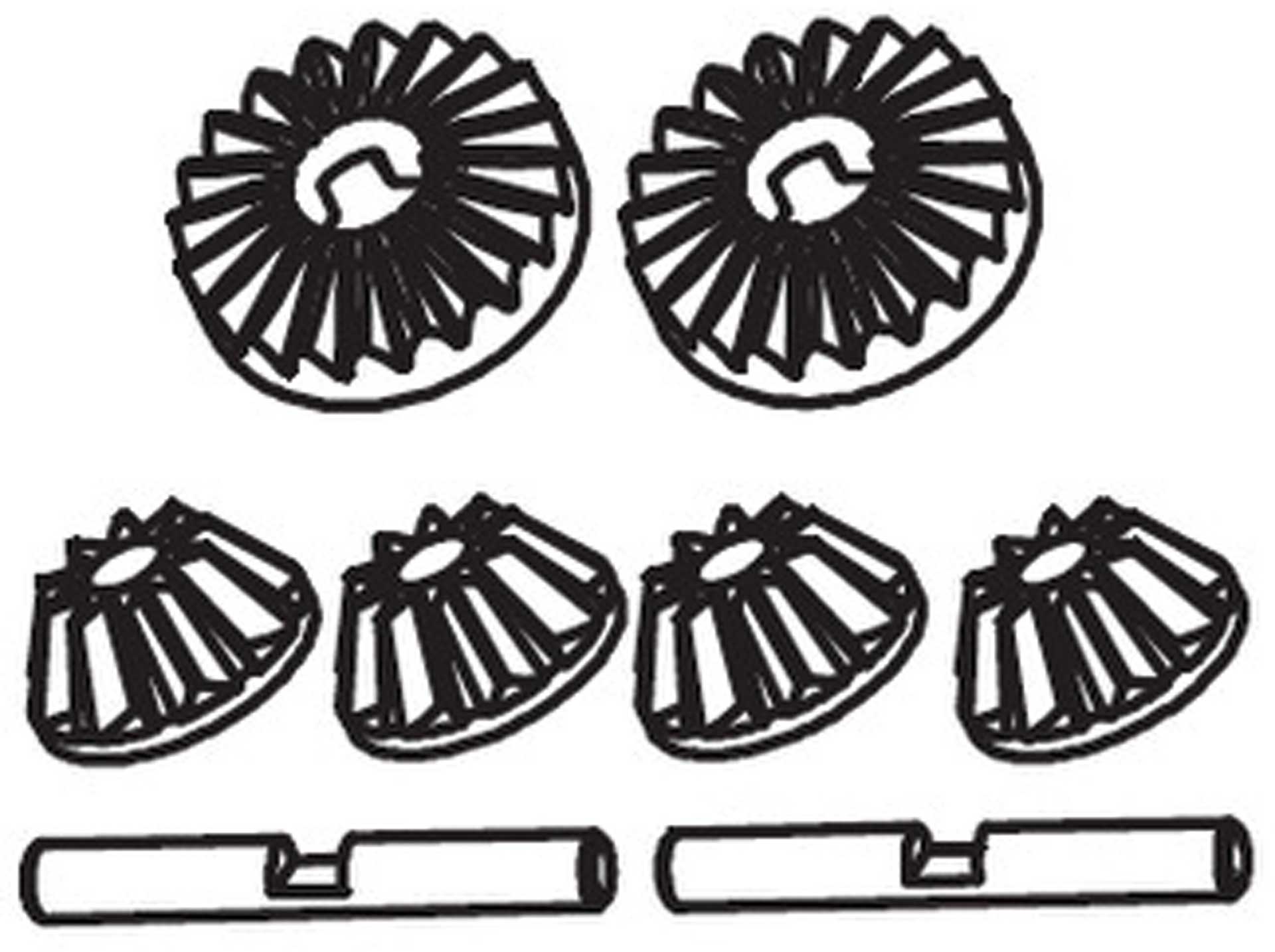 ABSIMA Differentialgetriebe Set