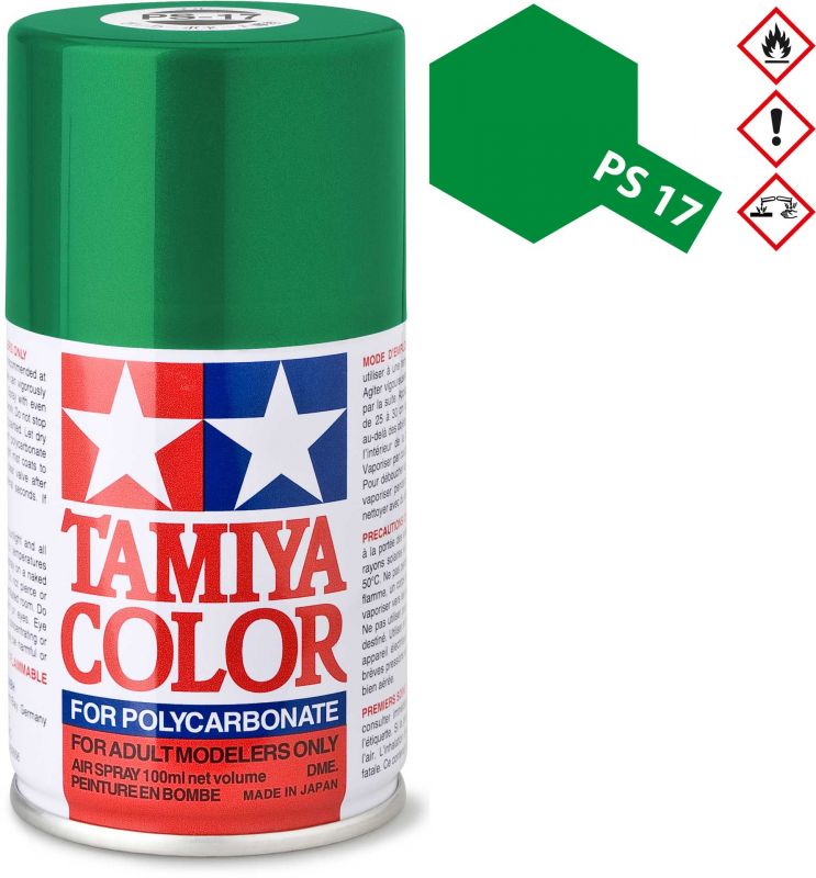 TAMIYA PS-17 Metallic Grün Polycarbonat Spray 100ml