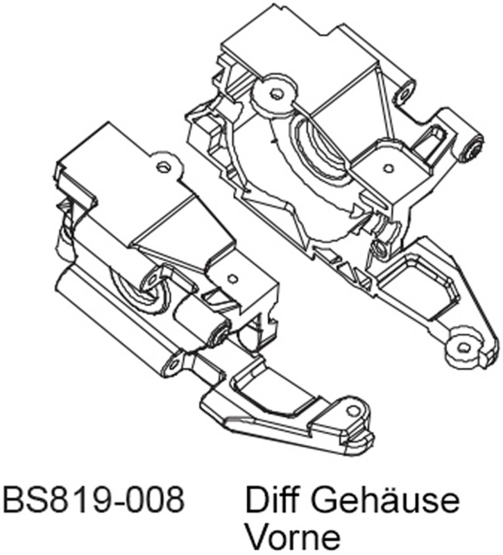 D-Power Boîtier Diff Vo - BEAST BX / TX