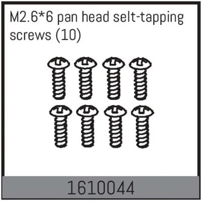 ABSIMA M2.6*6 pan-head tapping screws (10)