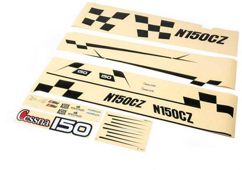 E-FLITE DECAL SET: C-Z CESSNA 150