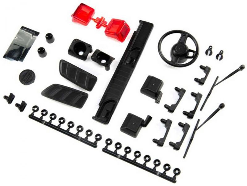 AXIAL Exterior Body Detail Parts Jeep JLU: SCX10III