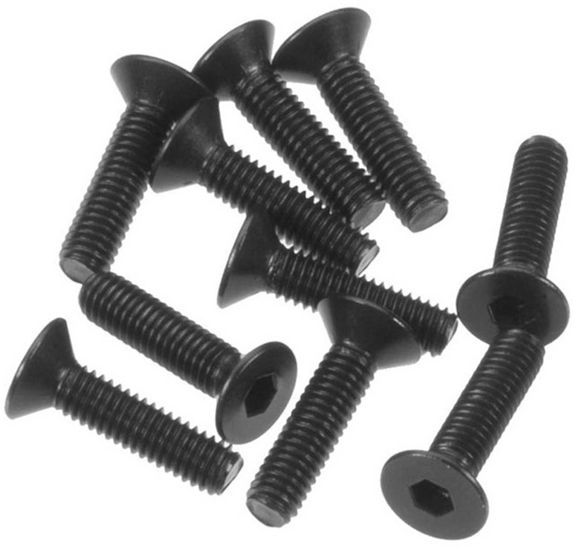 ARRMA AR722312 Flat Head Screw 3x12mm (10)