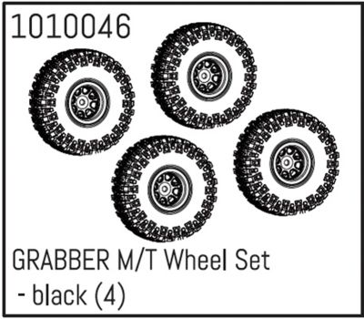 ABSIMA GRABBER M/T Wheel Set - noir (4)