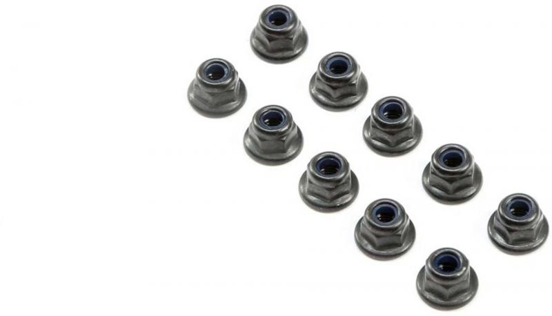 LOSI M3 Flanged Lock Nuts (10)