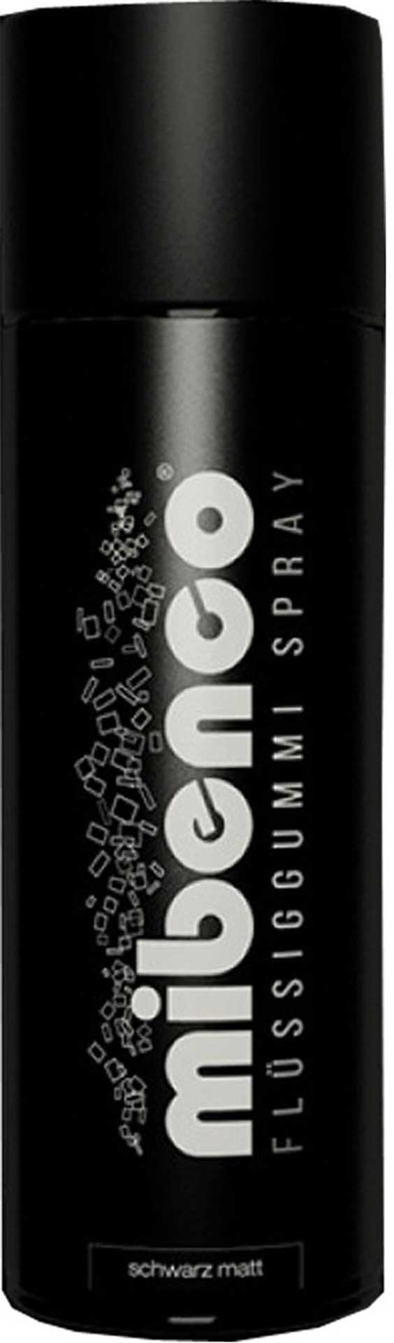 MIBENCO LIQUID RUBBER SPRAY BLACK MATT 400ML