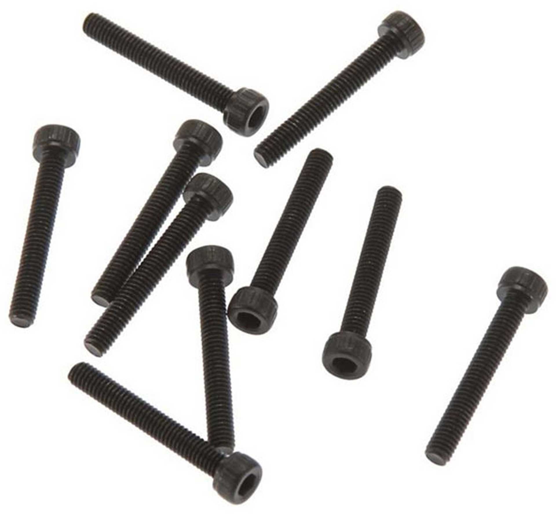 AXIAL M2.6x18mm Cap Head Screw Black (10) AX31399