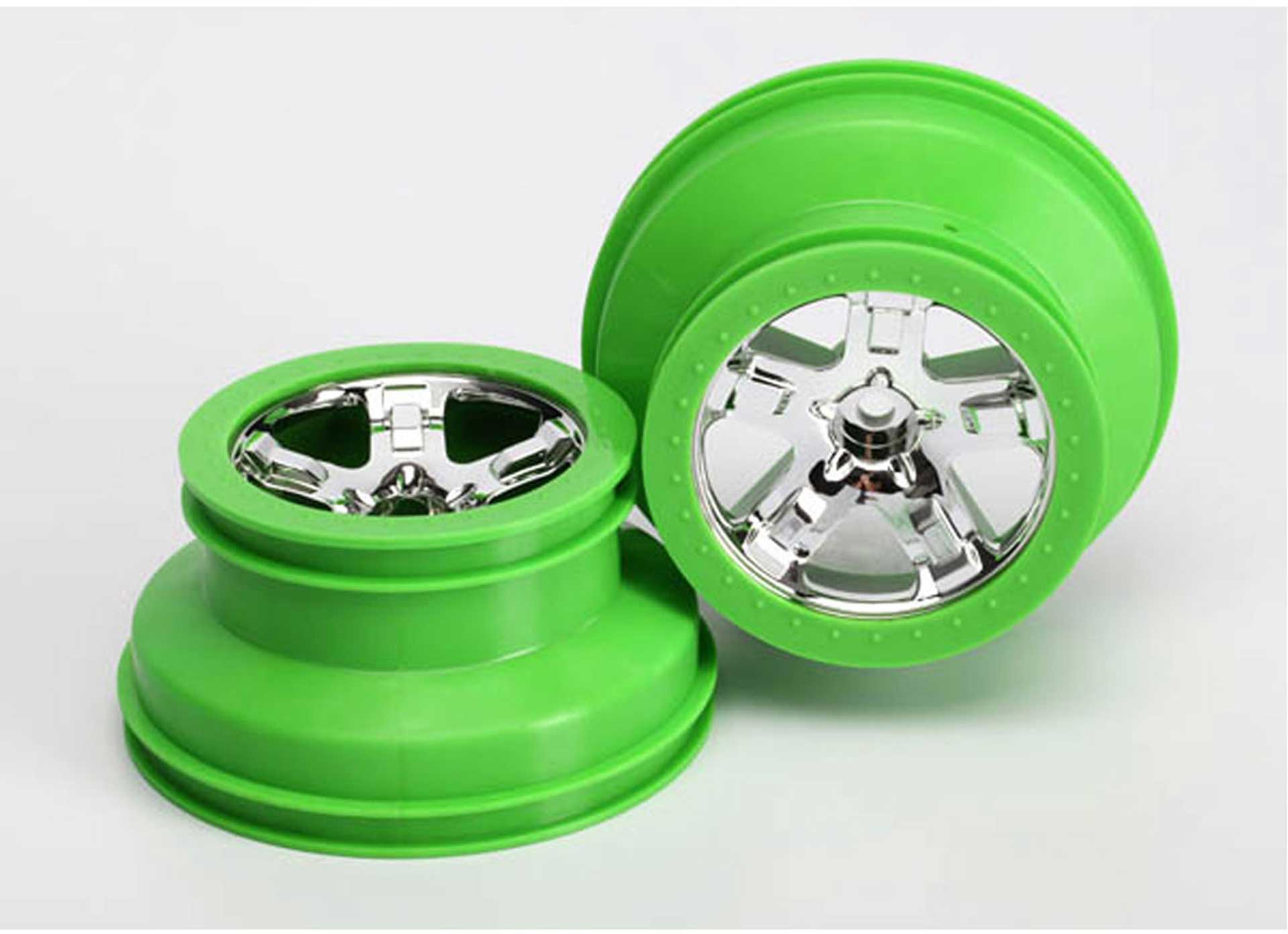 TRAXXAS RIMS SCT CHROME 2WD REAR SLASH