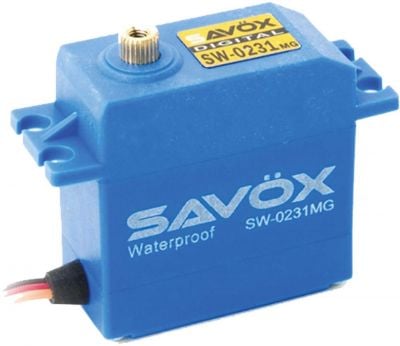 SAVÖX SW-0231MG (6V/15KG/0,17s) DIGITAL SERVO WASSERDICHT