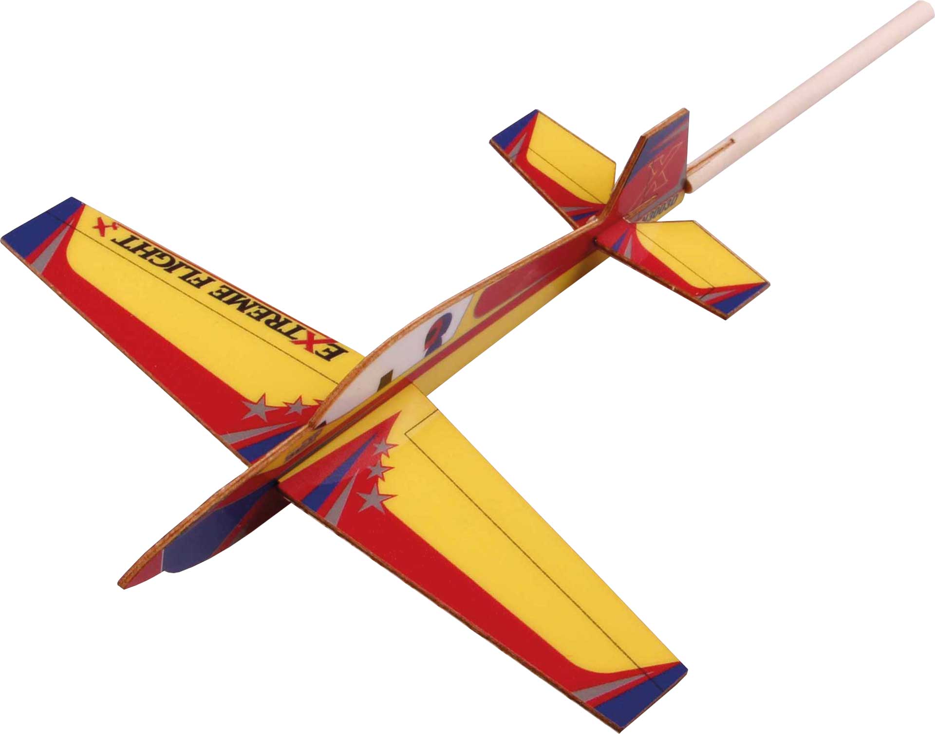 EXTREMEFLIGHT-RC STICK PLANE EXTRA 300 175MM Gelb/Orange/Blau