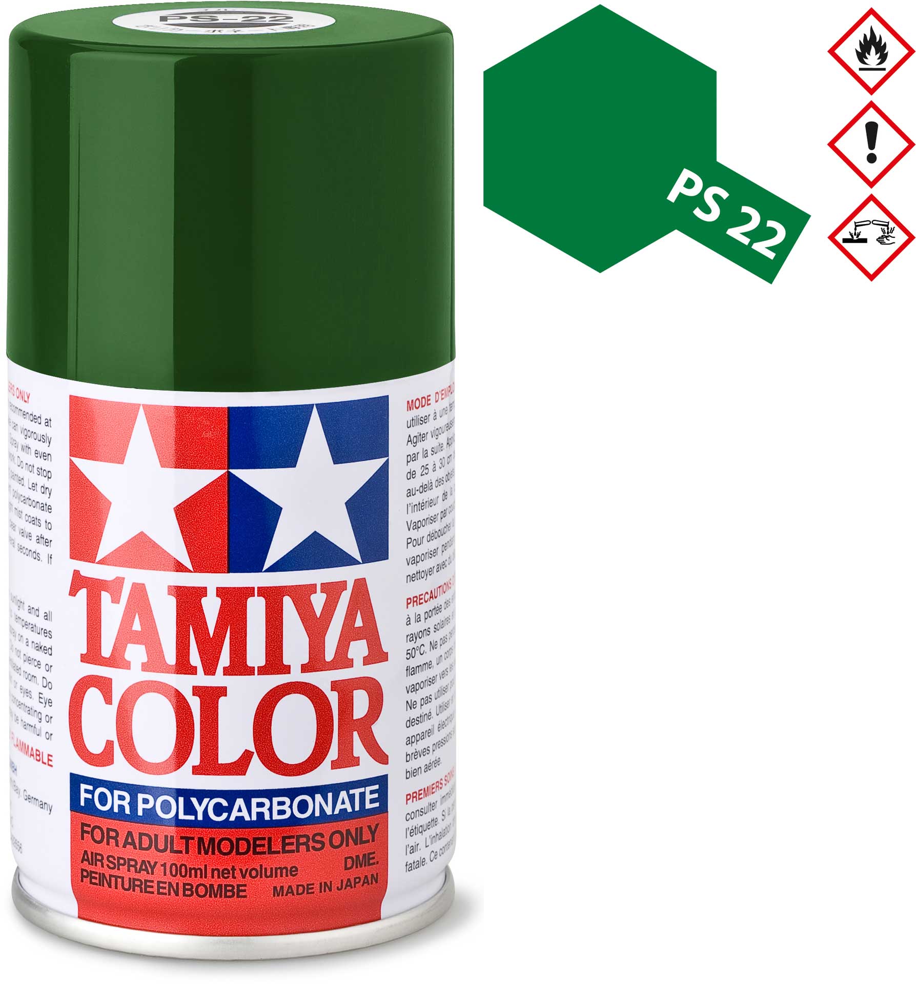 TAMIYA PS-22 Brit. Racing Green Polycarb. 100ml