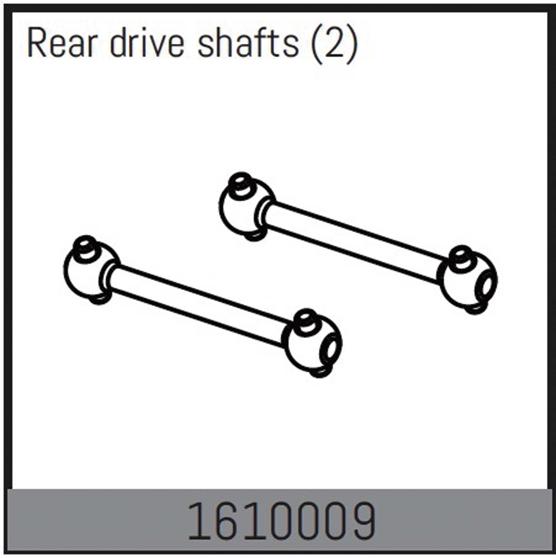 ABSIMA Rear drive shafts (2)