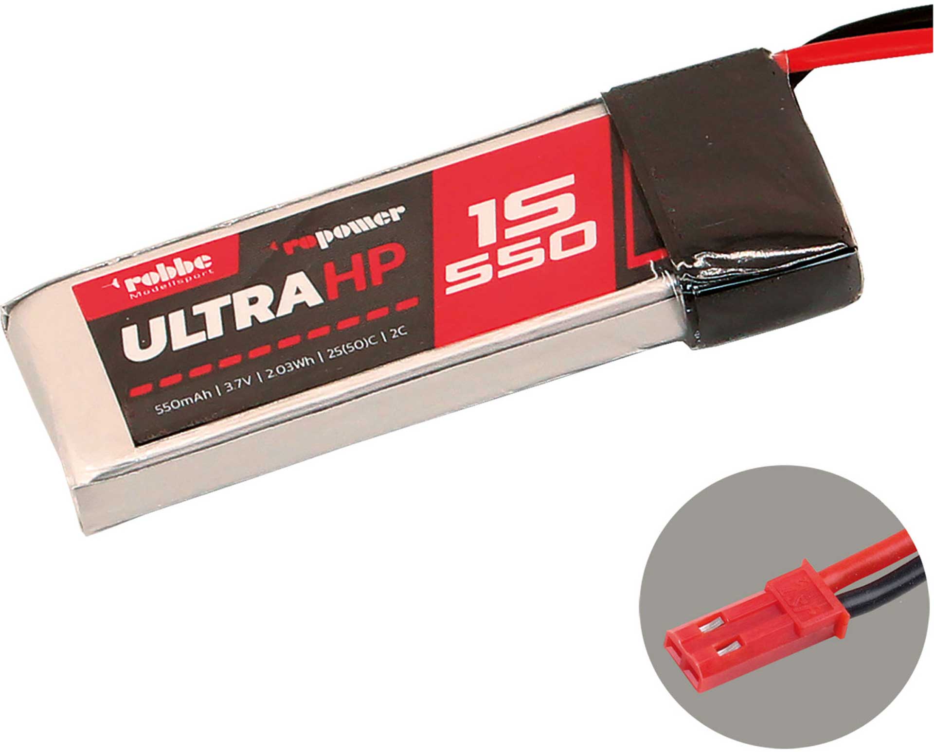 Robbe Modellsport RO-POWER ULTRA HP 550MAH 3,7 VOLT 1S 25(50)C LIPO AKKU