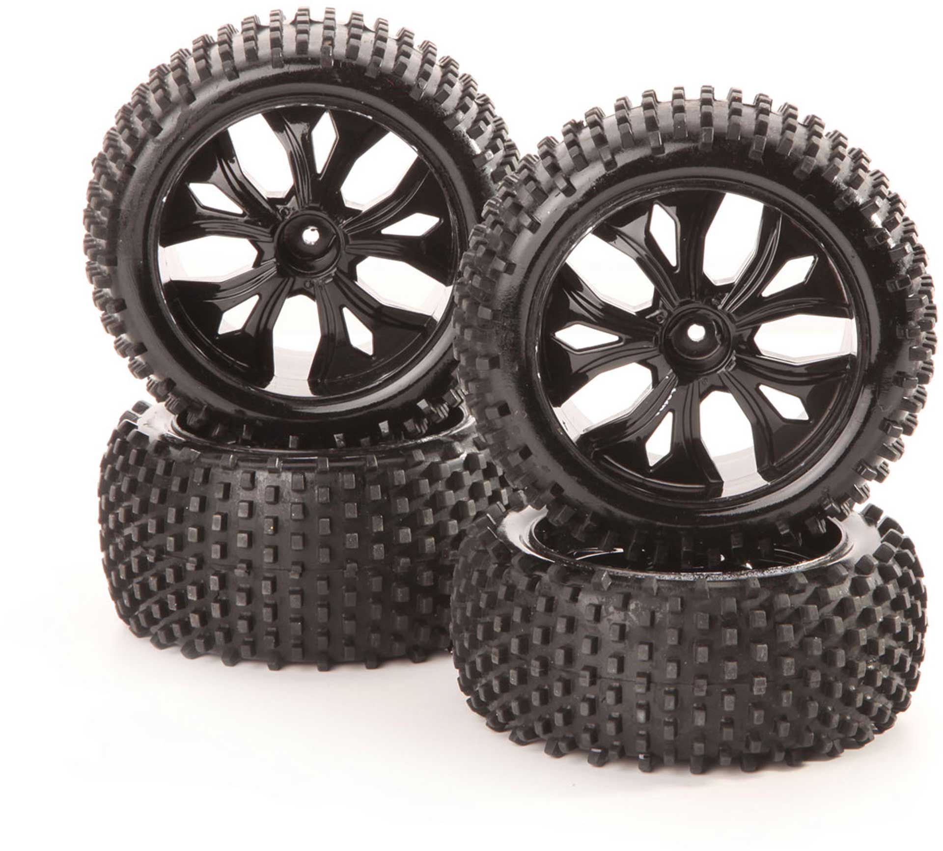 DRIVE & FLY MODELS TIRE SET (4) HOTFIRE 3 BLACK