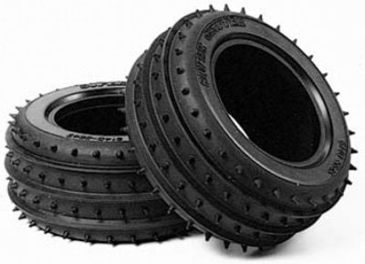 TAMIYA Tires (2) spike grooves front stage