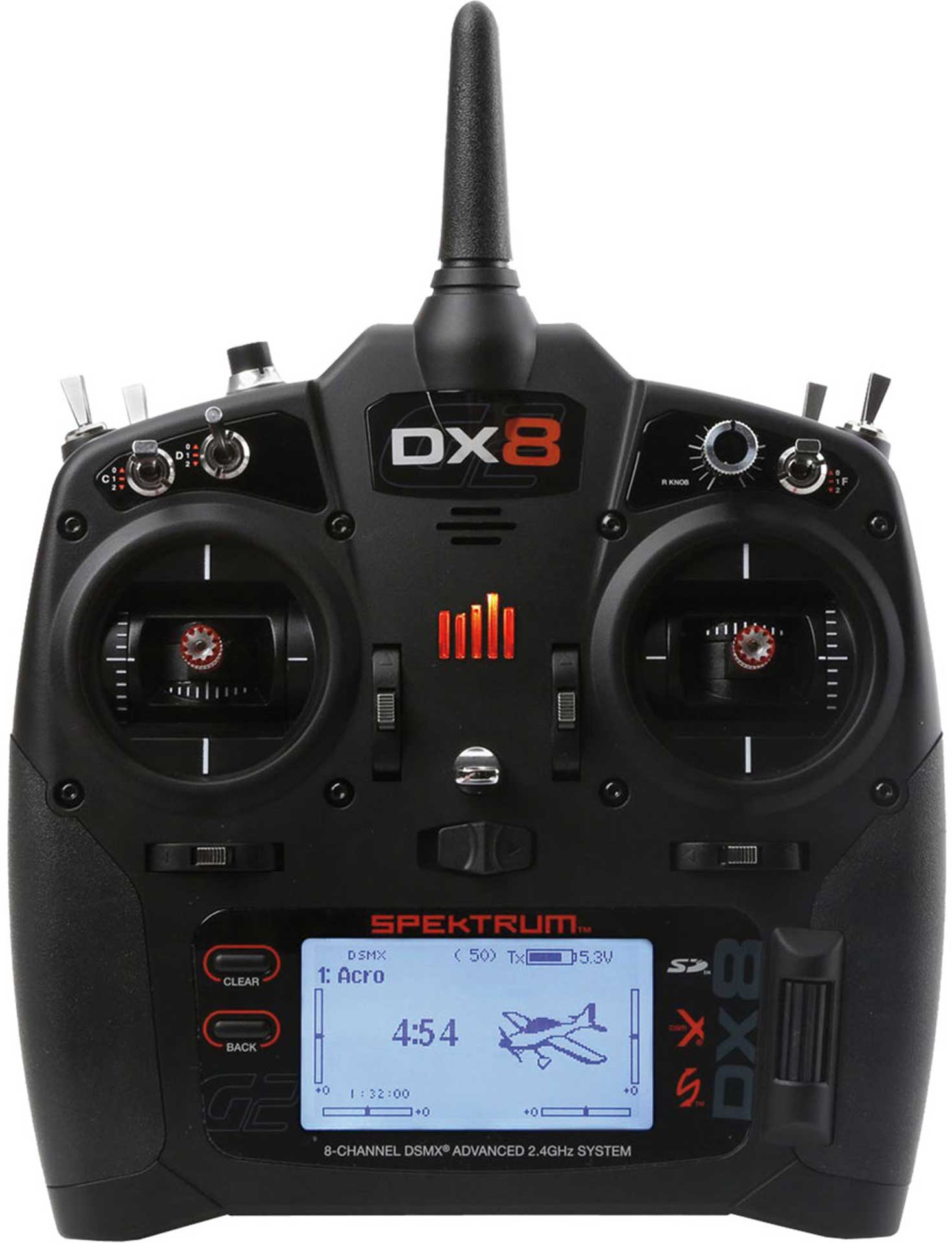 SPEKTRUM DX8 G2 GENERATION 2 WITH AR8000 DSMX  TRANSMITTER