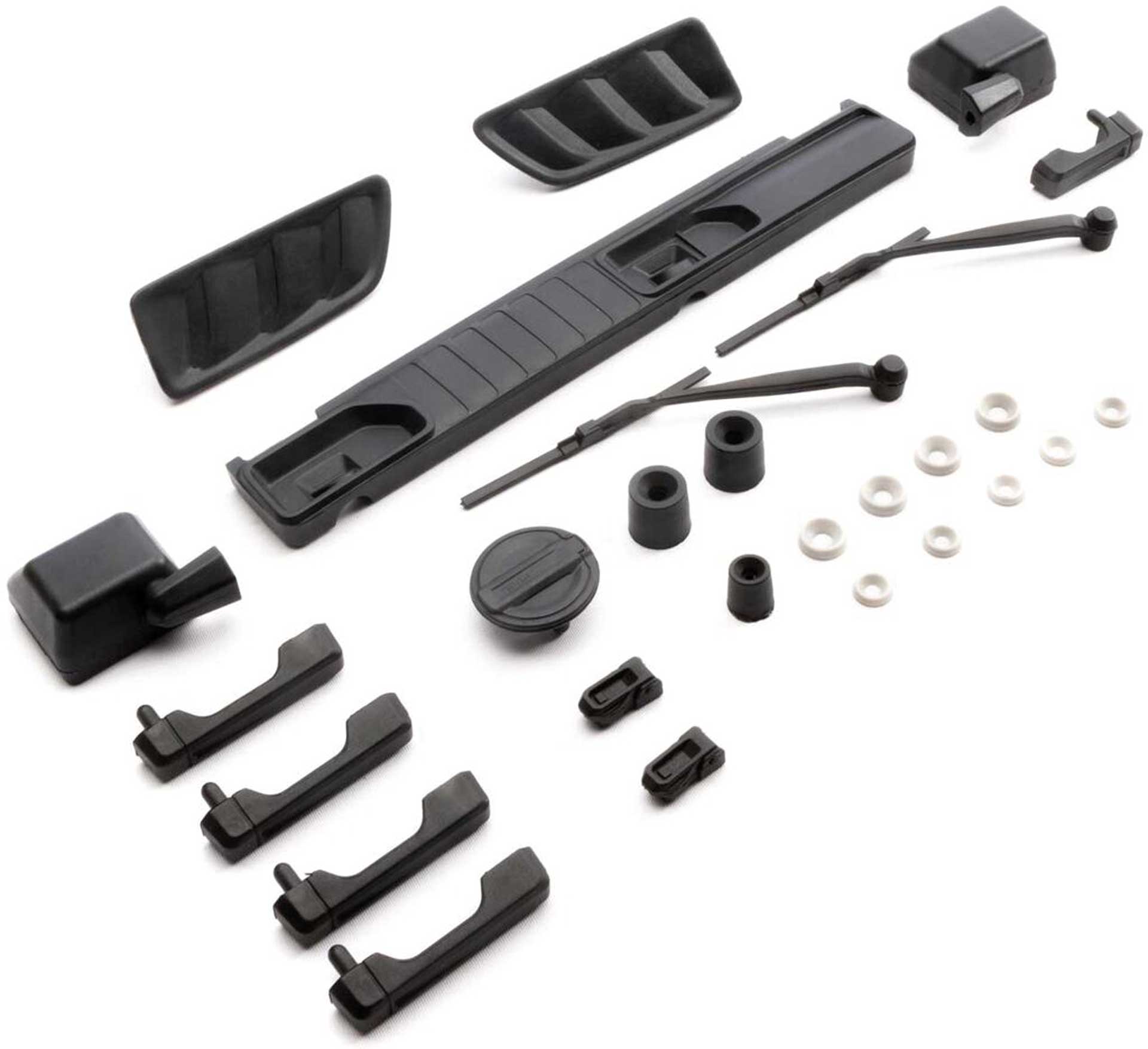 AXIAL SCX6: Jeep JLU Exterior Detail Parts