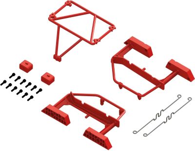 ARRMA Desert Truck Body Roll Cage Set, Red: GROM