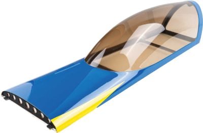 EXTREMEFLIGHT-RC CAPOT DE CABINE EDGE 540 60" V2 Plus BLEU/JAUNE ARF