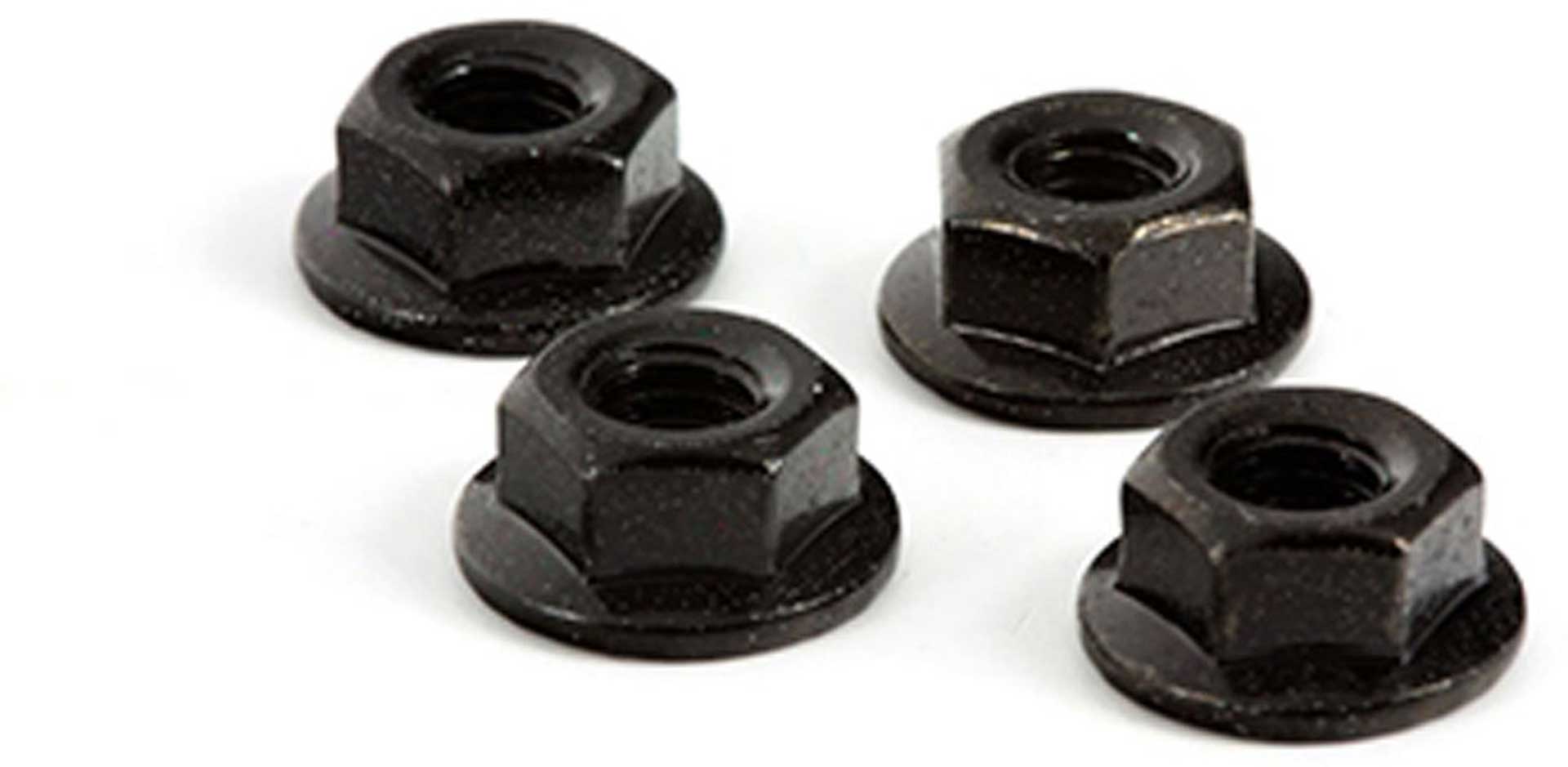 ARRMA AR708003 Serrated Flange Wheel Nut 4mm (4)