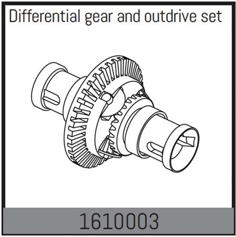 ABSIMA Differential gear and output set