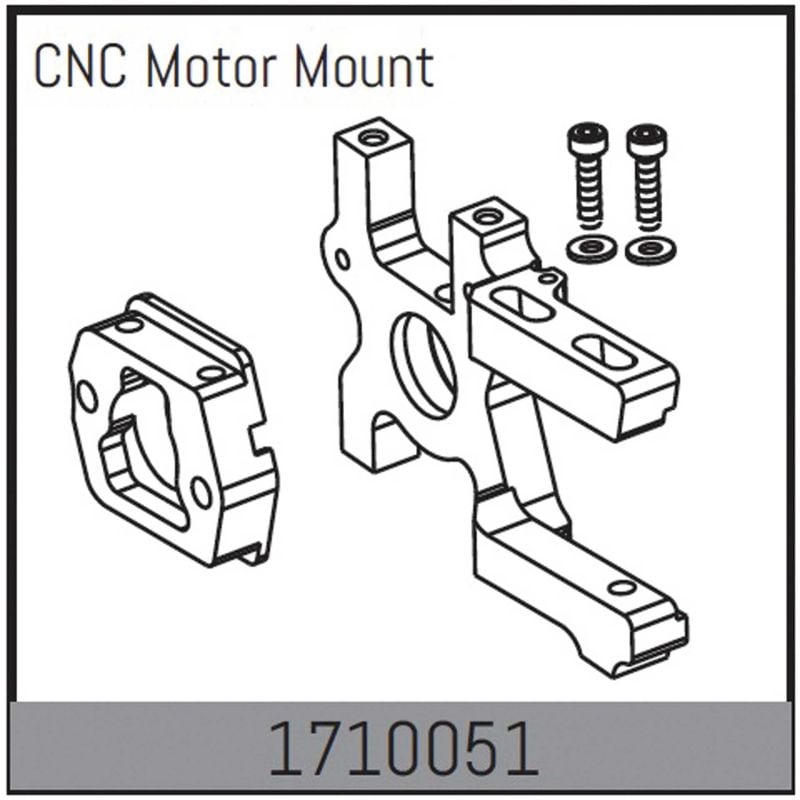 Absima Mamba 7 : Support moteur CNC