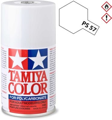 TAMIYA PS-57 Pearl effect white Polycarbonate Spray 100ml